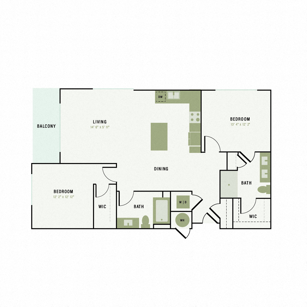 Floor plan layout diagram for B9